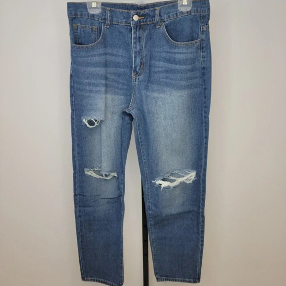 SHEIN Men's Straight Leg Jeans - Picture 1 of 6
